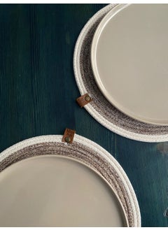 Miss Juli 6-Piece Supla American Service Plate Mat 31 Cm + 1 Piece Bread Basket 18 cm  - Image 3
