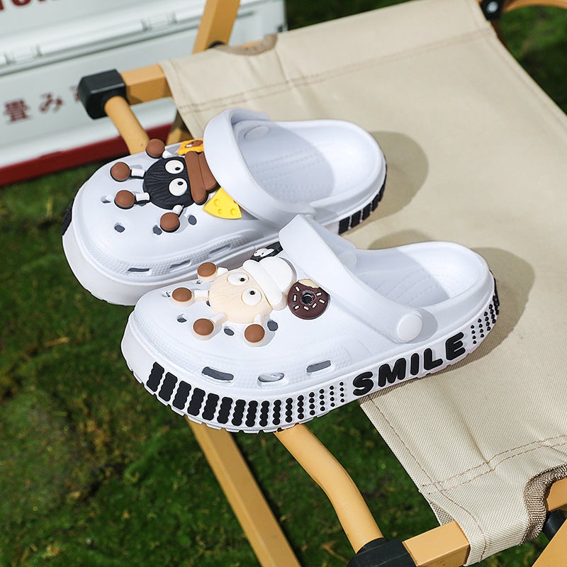 Children'S Croc Shoes Summer Boys Indoor And Outdoor Two-Wear Sandals Medium And Large Children Girls Garden Shoes Cute Beach Shoes Trendy - Image 5