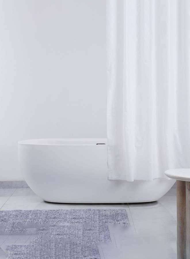 Pan Home Essential Shower Liner 180x180cm White - Image 1