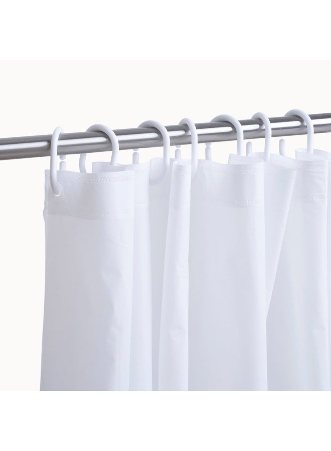 Pan Home Essential Shower Liner 180x180cm White - Image 3