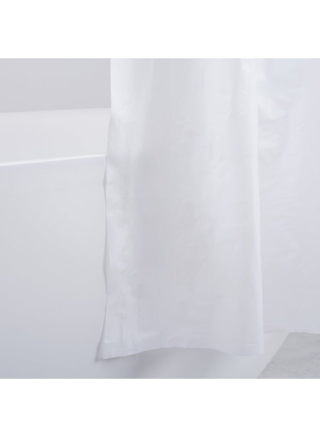 Pan Home Essential Shower Liner 180x180cm White - Image 2