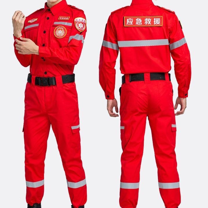 New Rescue Suit Training Suit Fire Suit Disaster Relief Wear-Resistant Work Suit Emergency Search And Rescue Suit - Image 3
