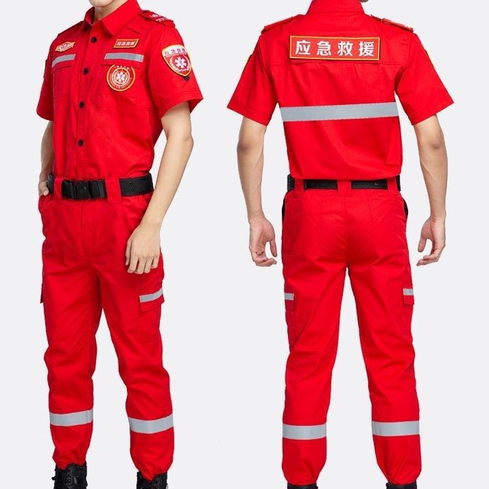 New Rescue Suit Training Suit Fire Suit Disaster Relief Wear-Resistant Work Suit Emergency Search And Rescue Suit - Image 4