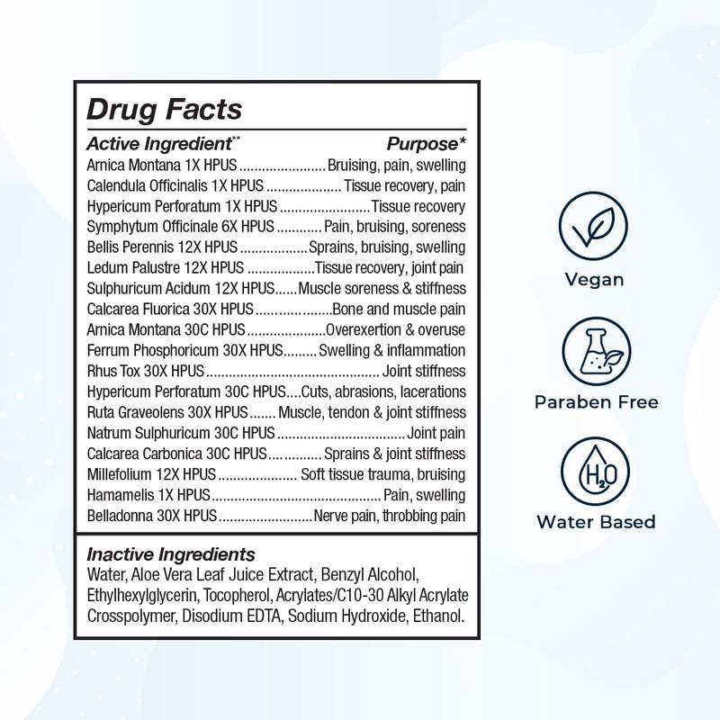 VitaMedica Arnica Gel Plus 15 Healing Plant Compounds, Extra Strength Formulation for Bruising, Swelling, Joint Pain, Muscle Soreness & Stiffness, All-Natural, Plant-Based Pain Relief - Image 4