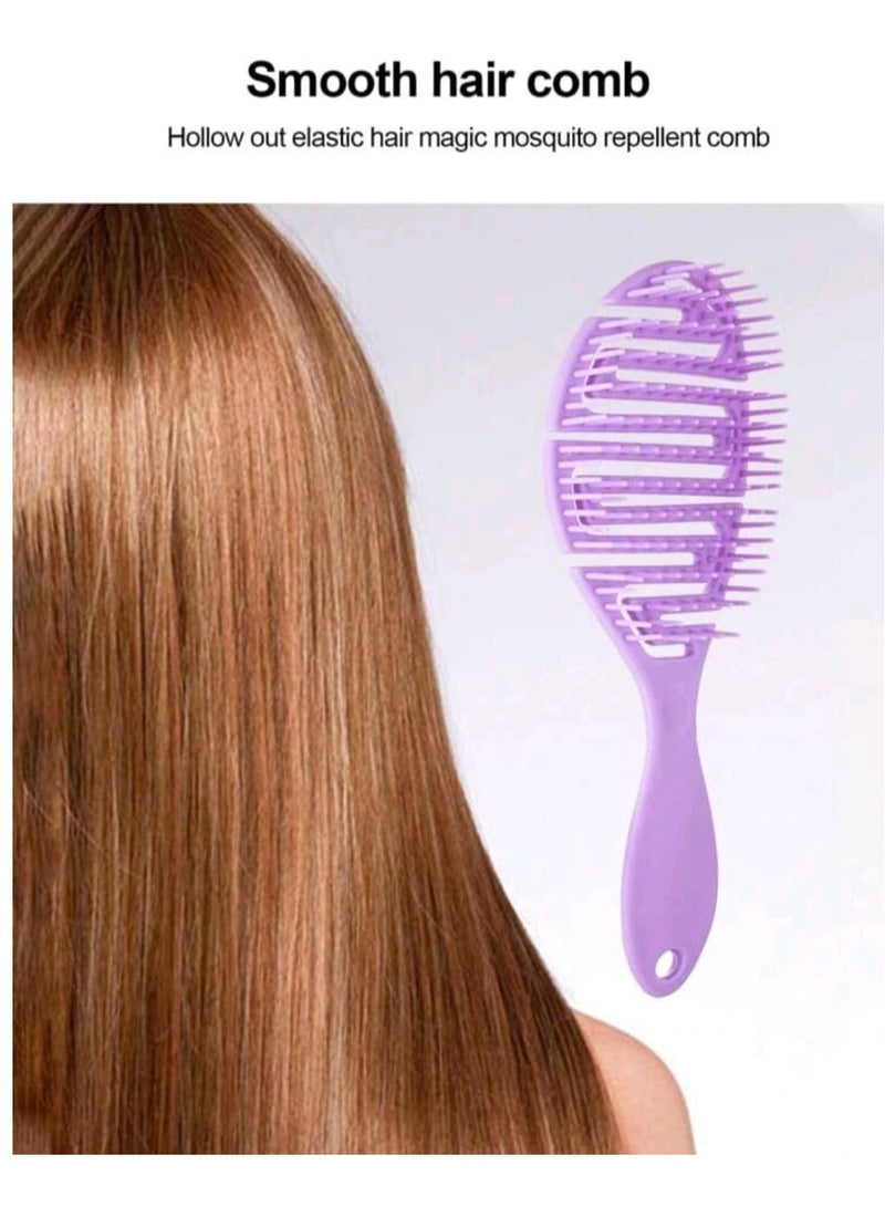 Oval Shaped Detangler Hair Brush For All Hair Types Detangling Brush For Women Girls & Kids Suitable For Both Wet And Dry Hair - Image 3