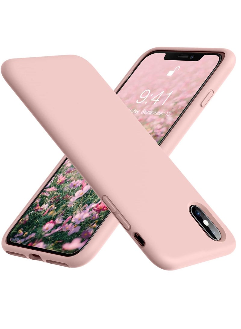 MIGOFAST Liquid Silicone Gel Cover with Full Body Protection Anti-Scratch Shockproof Case Compatible with iPhone XS Max - Image 1