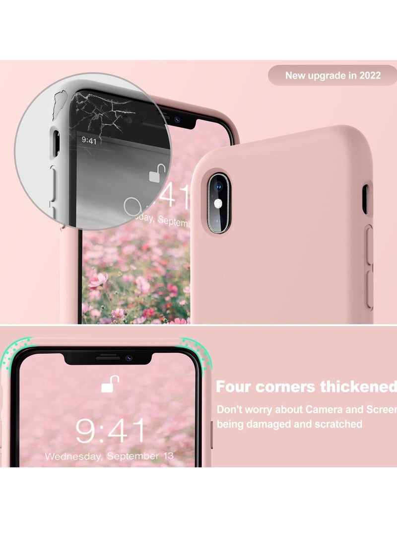 MIGOFAST Liquid Silicone Gel Cover with Full Body Protection Anti-Scratch Shockproof Case Compatible with iPhone XS Max - Image 2