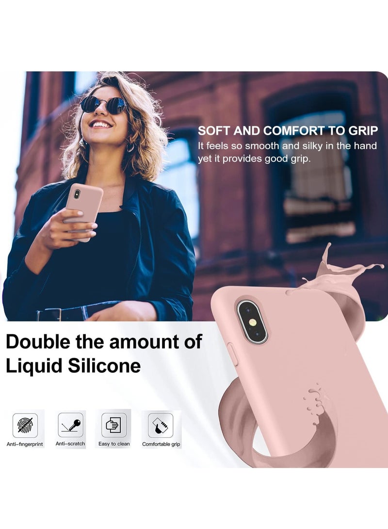 MIGOFAST Liquid Silicone Gel Cover with Full Body Protection Anti-Scratch Shockproof Case Compatible with iPhone XS Max - Image 3