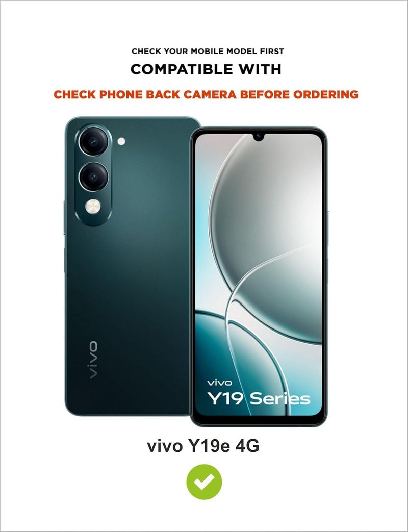 AIBEX ® Compatible for Vivo T4 Lite 5G / iQOO Z10 Lite 5G / Vivo Y19 5G / Vivo Y19e Flip Cover Leather Finish | Inside TPU with Card Pockets | Wallet Stand | Complete Protection Flip Case -Brown - Image 2