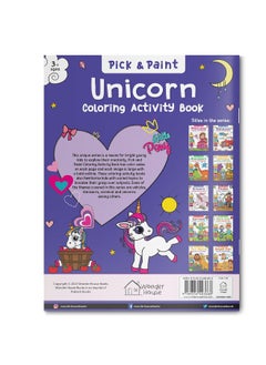 Pick and Paint Coloring Activity Book For Kids: Unicorn  - Image 5