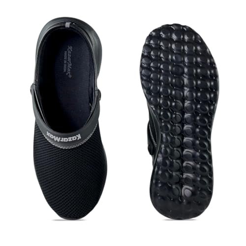 KazarMax Wanderer Black Clogs Sandals for Men -10 UK - Image 5