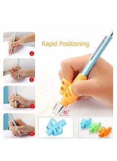Excefore 6 Pcs Pencil Grips Handwriting Pencil Holder Pen Writing Aid Grip Set Training Posture Correction Tool for Kids Preschoolers Children Adults Special Needs Pencil Grips  - Image 5