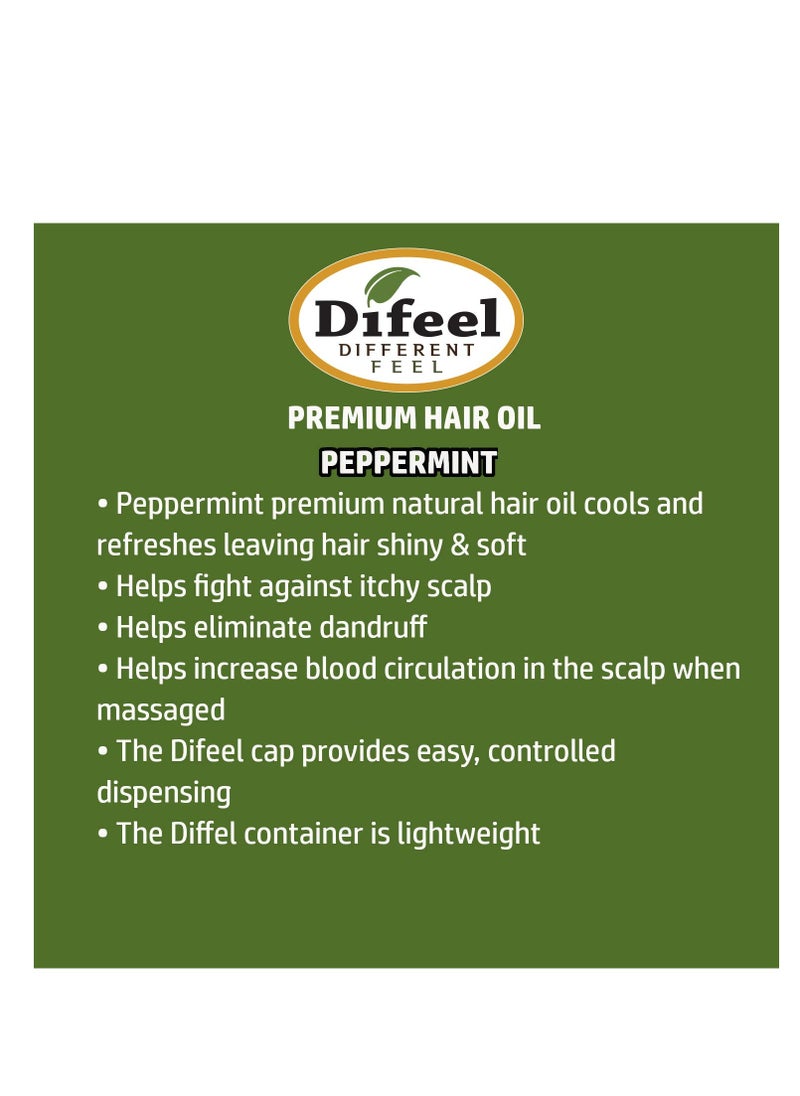 difeel Difeel Premium Natural Hair Oil - Peppermint Oil 7.1 Ounce - For Dry & Flaky Scalp, Cools & Refreshes Hair, Leaves Hair Shiny & Soft, Provides Immediate & Long Lasting Benefits For Hair  - Image 5
