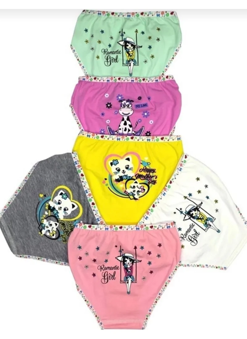 Tutku 0833 Girl Patterned Panties 12 Pieces
