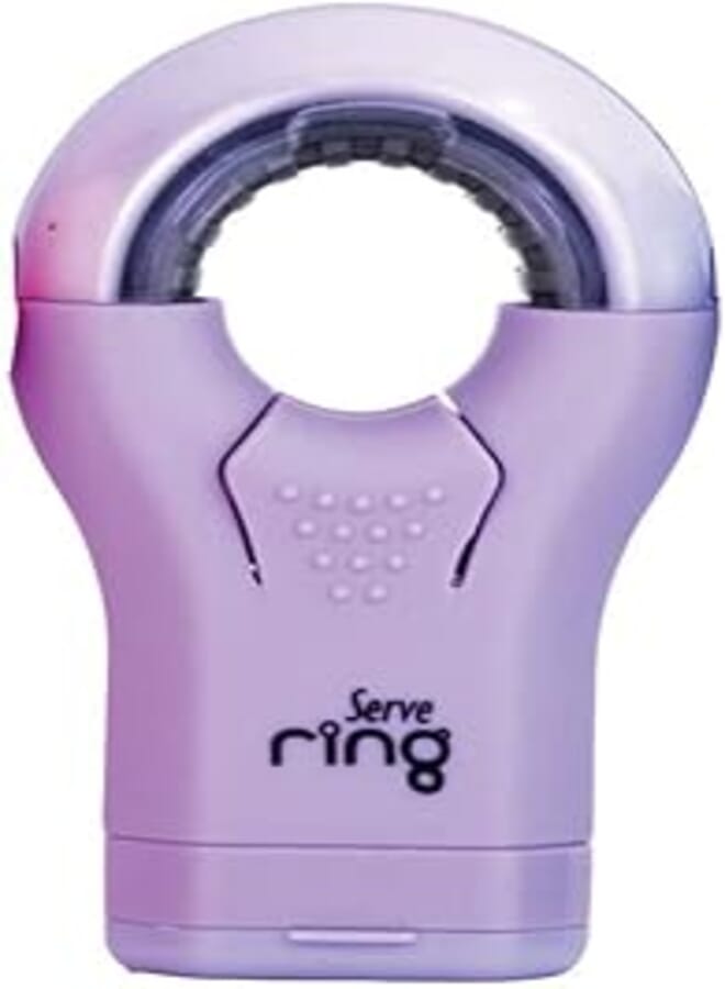 Serve Serve SV-Ring1LA Ring 2 in 1 Eraser and Sharpener - Purple 
