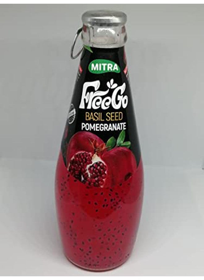 Free Go Basil Seed Pomegranate Drink - 290 ml 