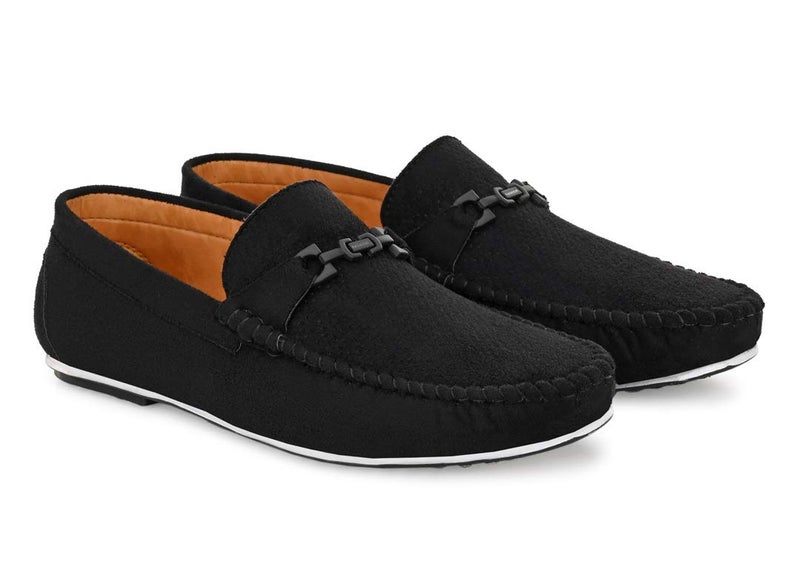 MACTREE Men's Black Loafers - 9 UK - Image 3