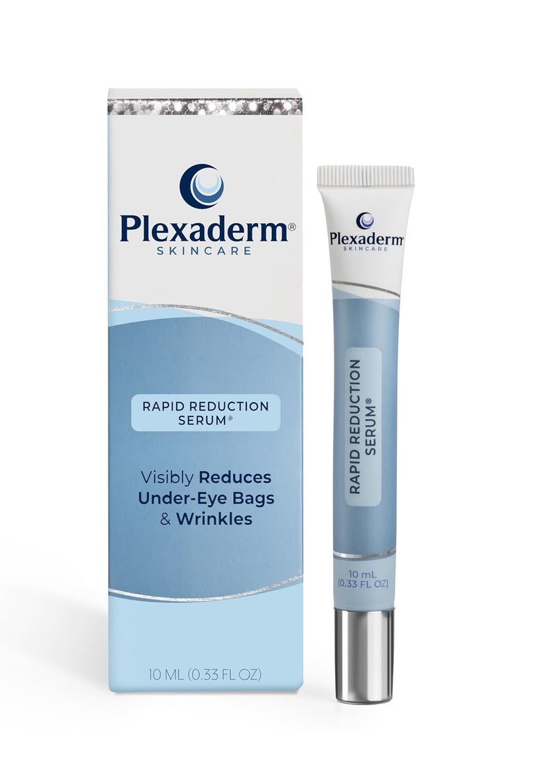Plexaderm Plexaderm Rapid Reduction Eye Serum - Visibly Reduces Under-Eye Bags, Wrinkles, Dark Circles, Fine Lines & Crow's Feet Instantly, Anti Aging Wrinkle Remover for Face, Full Size Tube - Image 1