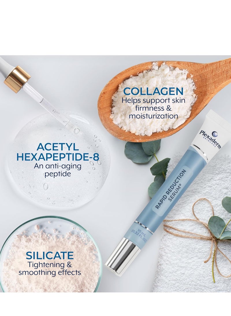 Plexaderm Plexaderm Rapid Reduction Eye Serum - Visibly Reduces Under-Eye Bags, Wrinkles, Dark Circles, Fine Lines & Crow's Feet Instantly, Anti Aging Wrinkle Remover for Face, Full Size Tube - Image 2