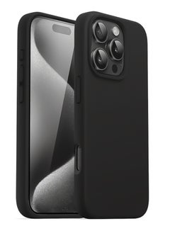 Mida iPhone 16 Pro Max Silicone Case Cover, full body protection case with a soft silky feel, shockproof cover with microfiber lining  - Image 1