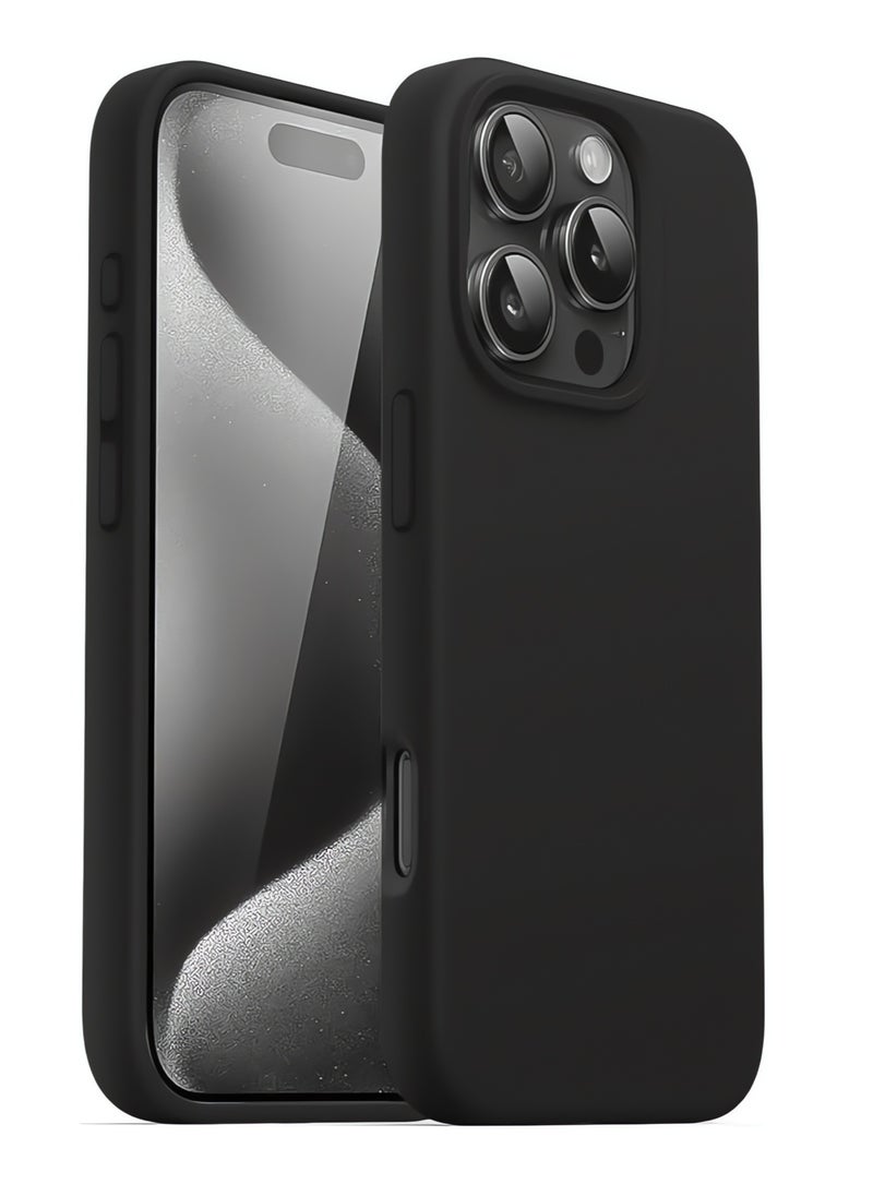 Mida iPhone 16 Pro Max Silicone Case Cover, full body protection case with a soft silky feel, shockproof cover with microfiber lining  - Image 1