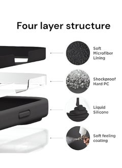 Mida iPhone 16 Pro Max Silicone Case Cover, full body protection case with a soft silky feel, shockproof cover with microfiber lining  - Image 4