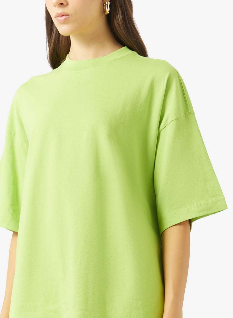 TOPSHOP Knitted Drop Shoulder T-shirt - Image 3