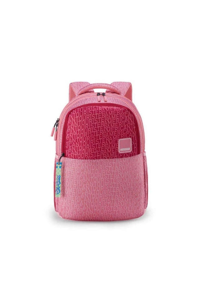 American Tourister Mia 3.0 Style 01, 26 L Volume 4 Compartment School Backpack with Front Organizer and Spacious Interiors for Women - Pink - Image 4