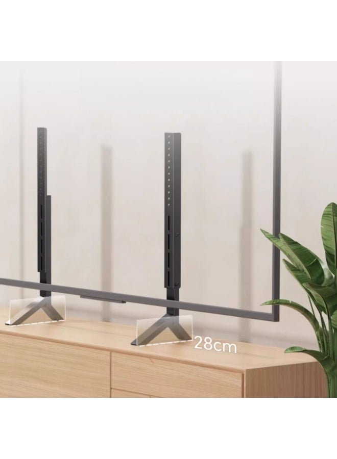 هامود حمود، حامل تلفزيون مكتبي عالي التحمل بقاعدة ثابتة وأرجل قابلة للتعديل للشاشة الكبيرة من 50 إلى 86 بوصة - Image 2