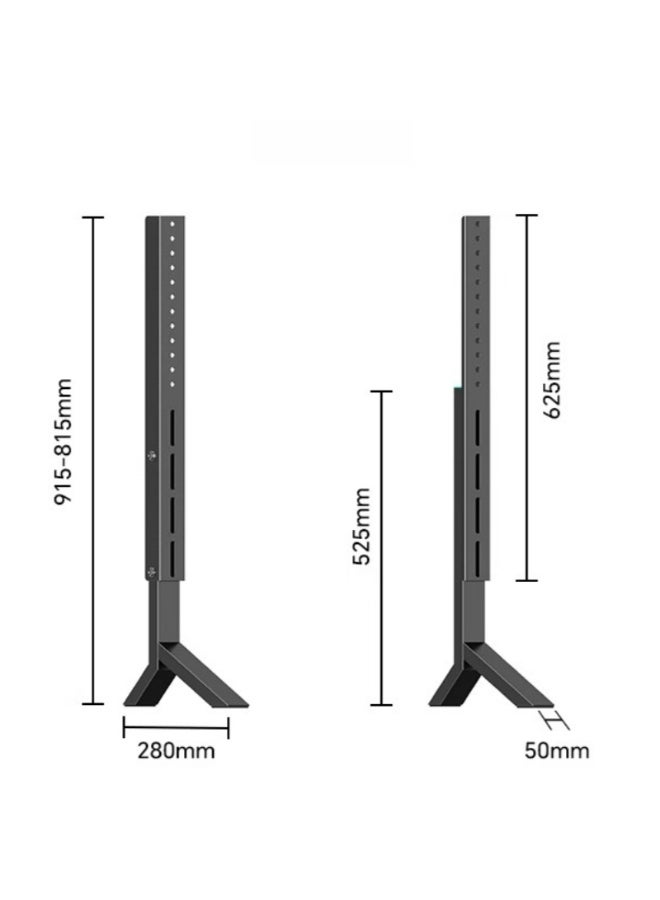 هامود حمود، حامل تلفزيون مكتبي عالي التحمل بقاعدة ثابتة وأرجل قابلة للتعديل للشاشة الكبيرة من 50 إلى 86 بوصة - Image 4