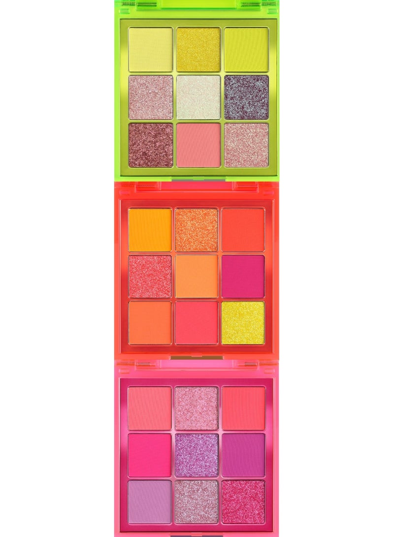 3 -piece 9 Colors Obsessions Eyeshadow Palette - Image 1