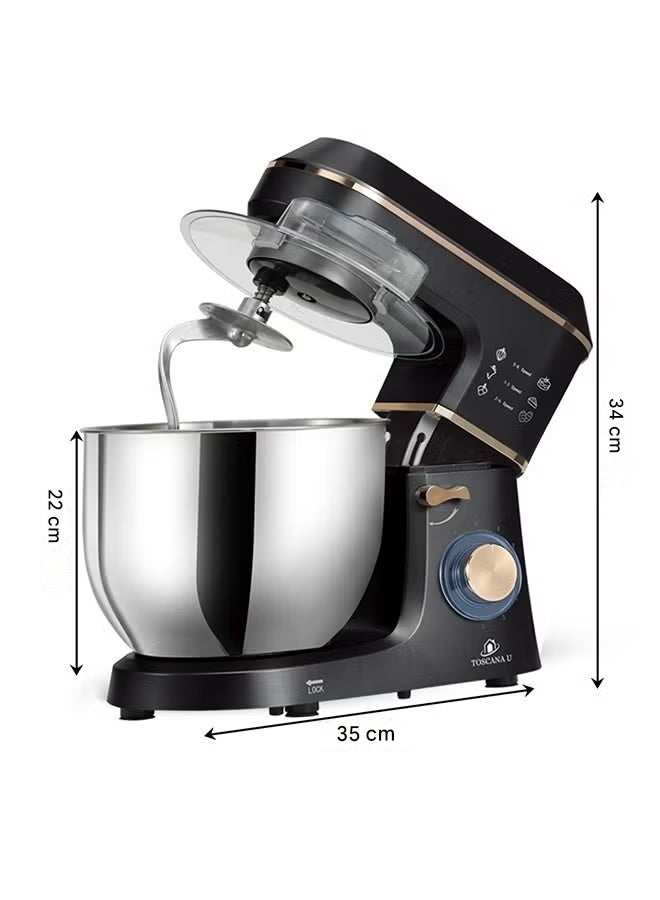 TOSCANA U Electric Mixer Toscana U, 7L, 1400W, with Lid and LED Light - Image 3