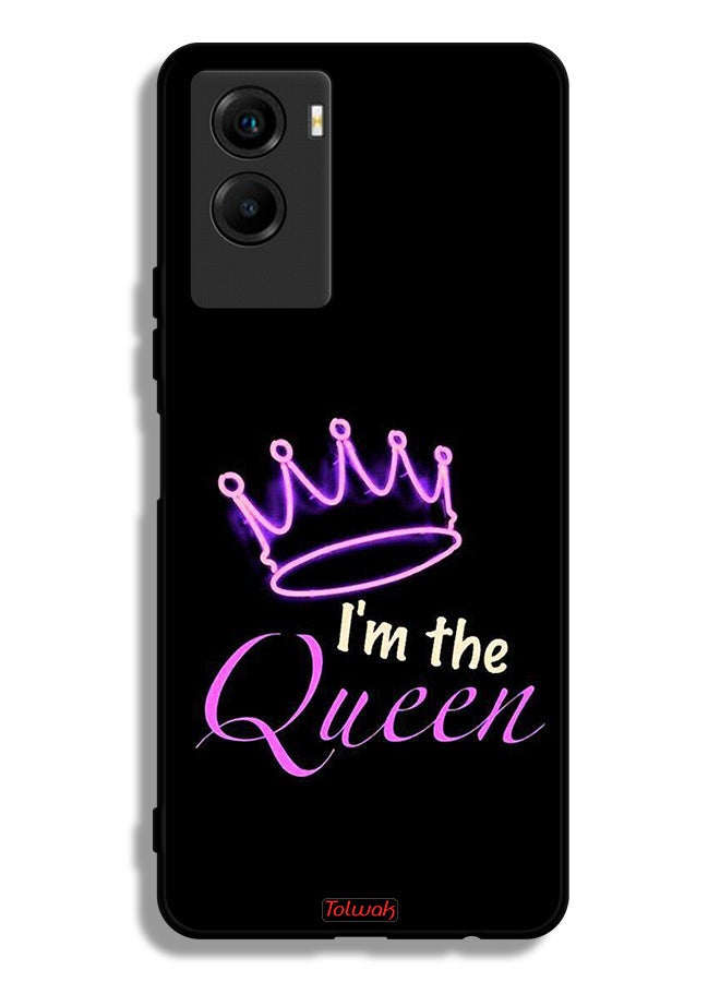 Tolwak Vivo Y55s 5G (2021) Protective Case Cover I Am The Queen - Image 2