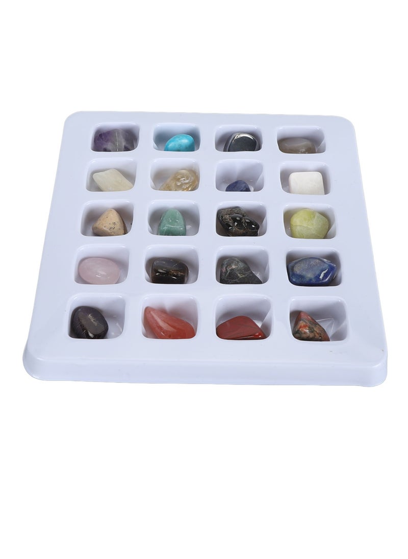 Velaurs 20 Piece Rock Stone Collection Kit for Boys Girls Fine Science Classroom Rock and Mineral Education  - Image 3
