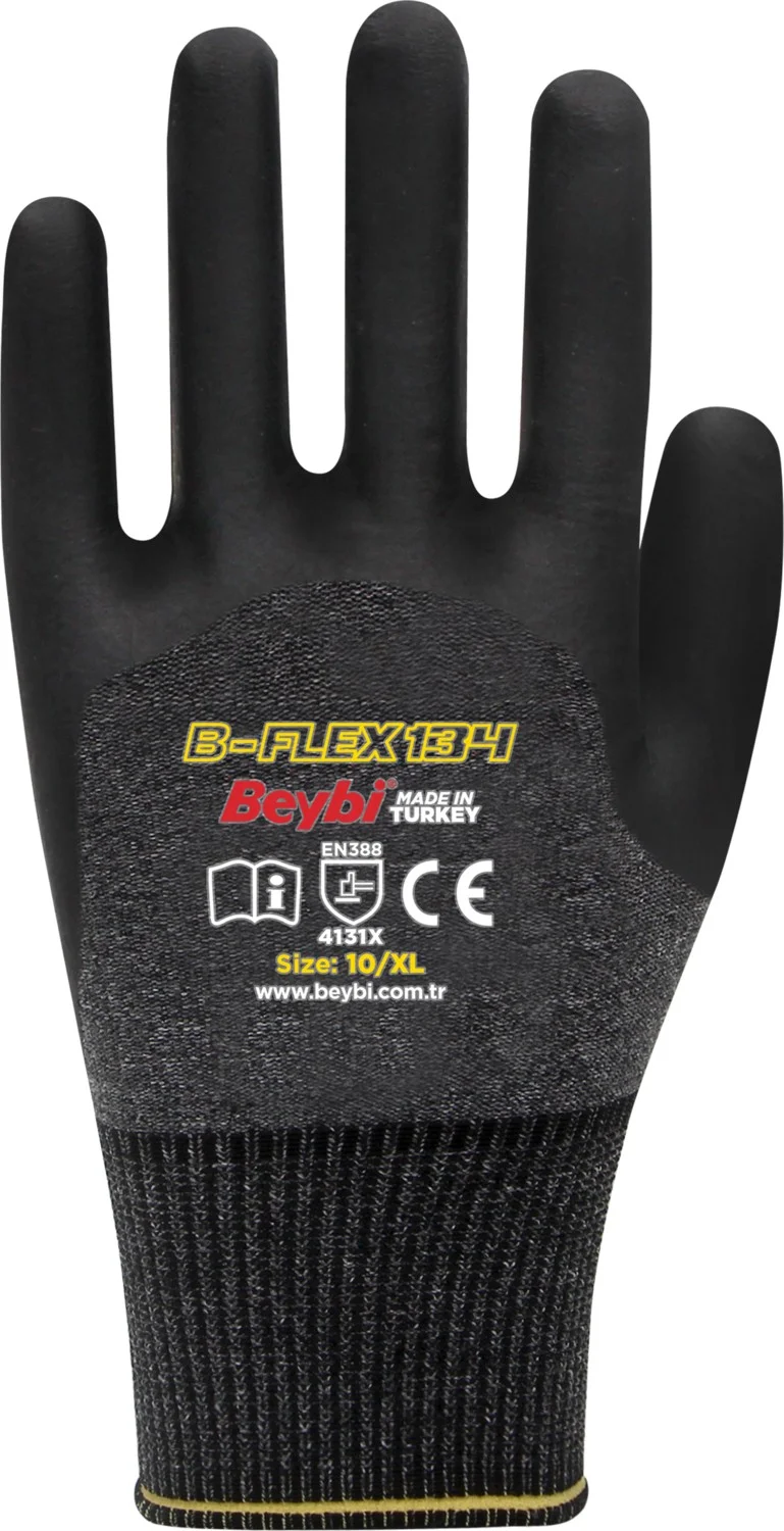 بيبي B-FLEX134 Lycra Nitrile Gloves 12 Pairs
