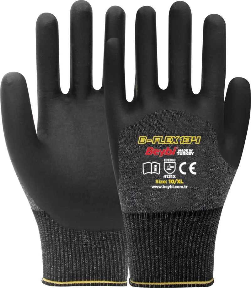 بيبي B-FLEX134 Lycra Nitrile Gloves 12 Pairs