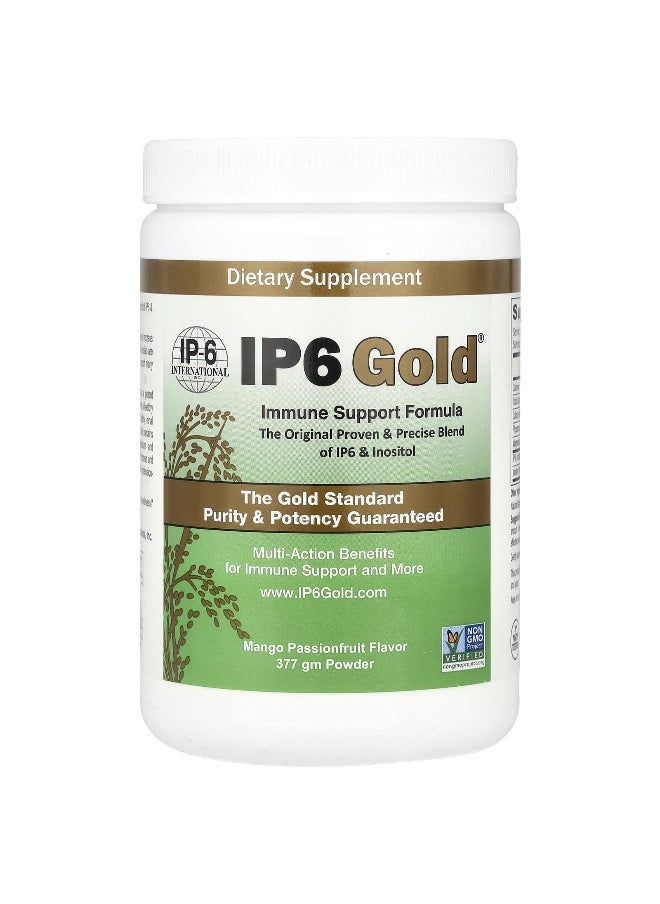 IP-6 International IP-6 International, IP6 Gold®, Immune Support Formula Powder, Mango Passionfruit, 377 gm  - Image 1