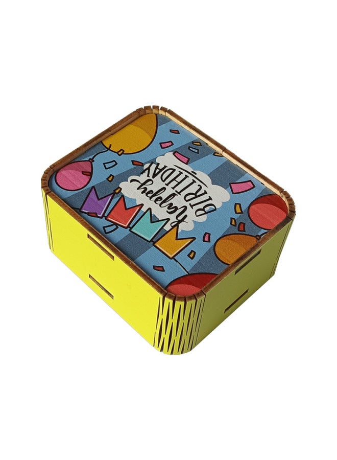 Loquat Wooden Music Box Music Box Sky City Creative Children's Birthday Holiday Gift Girls Cross-border-Color:SZ-24Q06 - Image 2