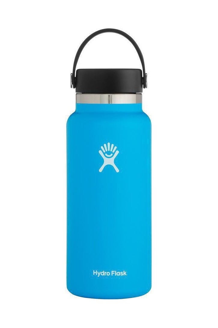 هايدرو فلاسك ​​زجاجة ماء مفرغة معزولة بسعة 40 أونصة (بتصميم غطاء مقبض وبدون قشة)​​ - Image 1
