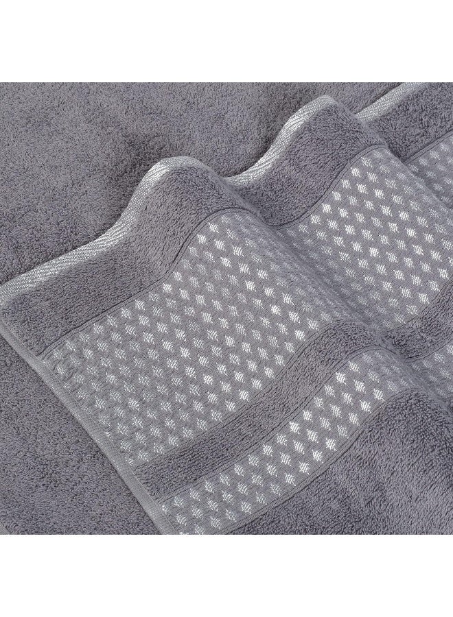 Safi Plus Turkish Towels 100% Genuine Luxury Cotton Bamboo 2 Large Bath Towels And 2 Hand Towels, Super Soft And Extra Absorbent - Image 4