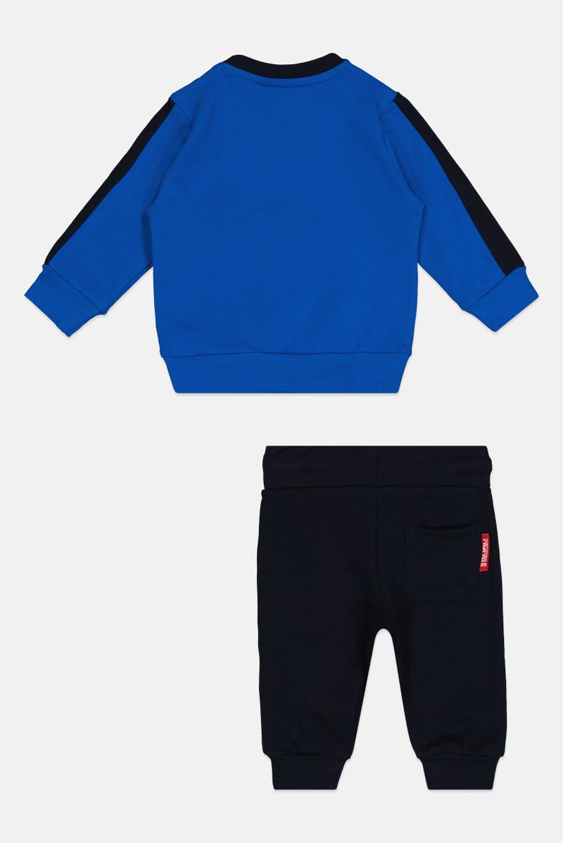 Guru 99 Toddlers Boy Graphic Print Sweatshirt And Sweatpants Set, Multicolor - Image 3