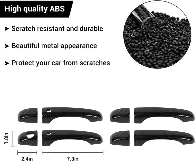 Hoolcar Carbon Fiber Door Handle Cover for Chrysler 300 - Image 4