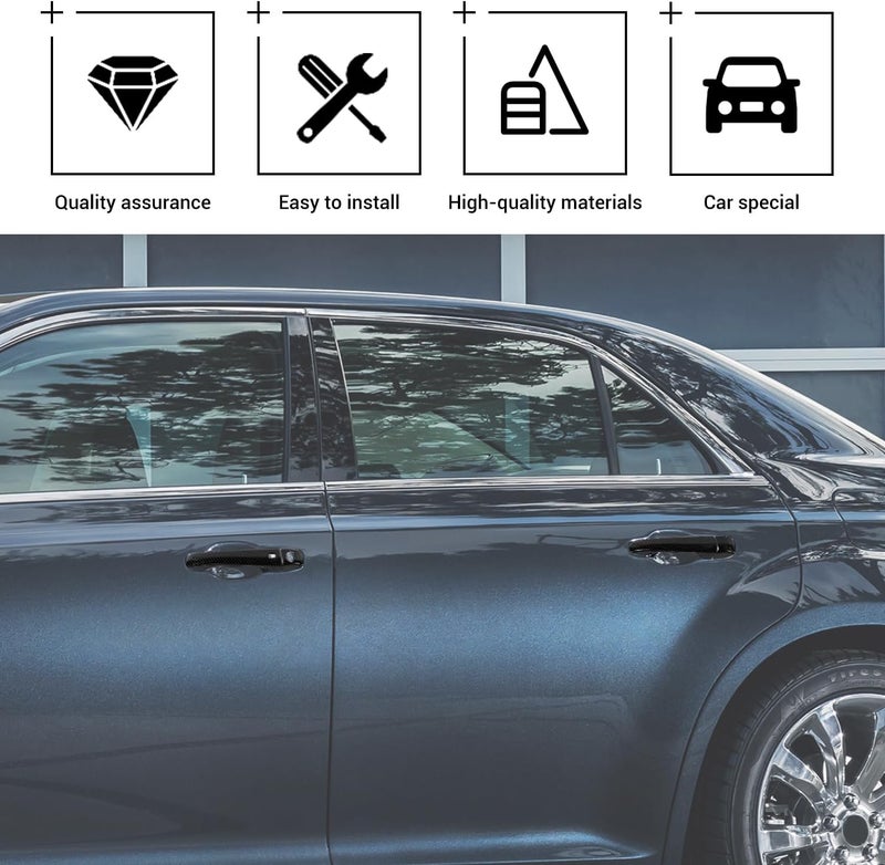 Hoolcar Carbon Fiber Door Handle Cover for Chrysler 300 - Image 3