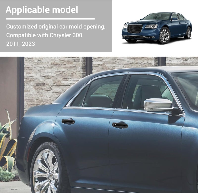 Hoolcar Carbon Fiber Door Handle Cover for Chrysler 300 - Image 5