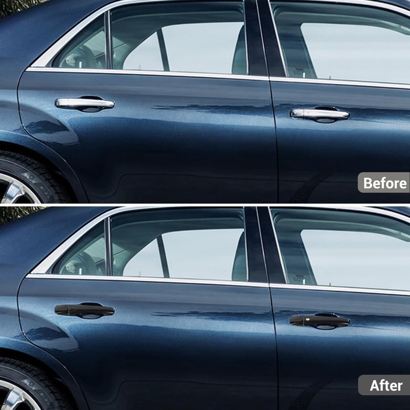 Hoolcar Carbon Fiber Door Handle Cover for Chrysler 300 - Image 2