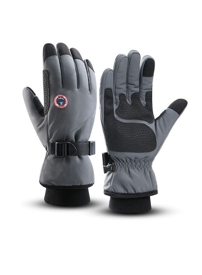Golovejoy Men's Winter Outdoor Cycling  Warm  Touchable Screen Gloves