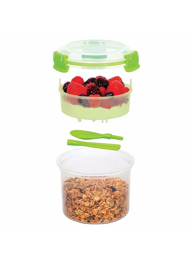 sistema وعاء بلاستيكي لتخزين الطعام من مجموعة سيستما تو غو للإفطار - Image 4