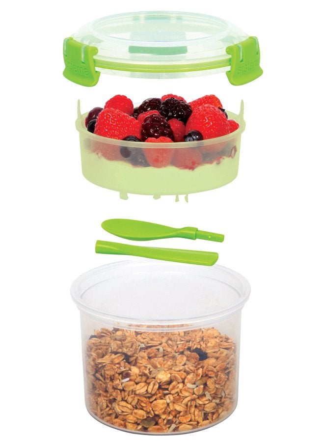 sistema وعاء بلاستيكي لتخزين الطعام من مجموعة سيستما تو غو للإفطار - Image 2