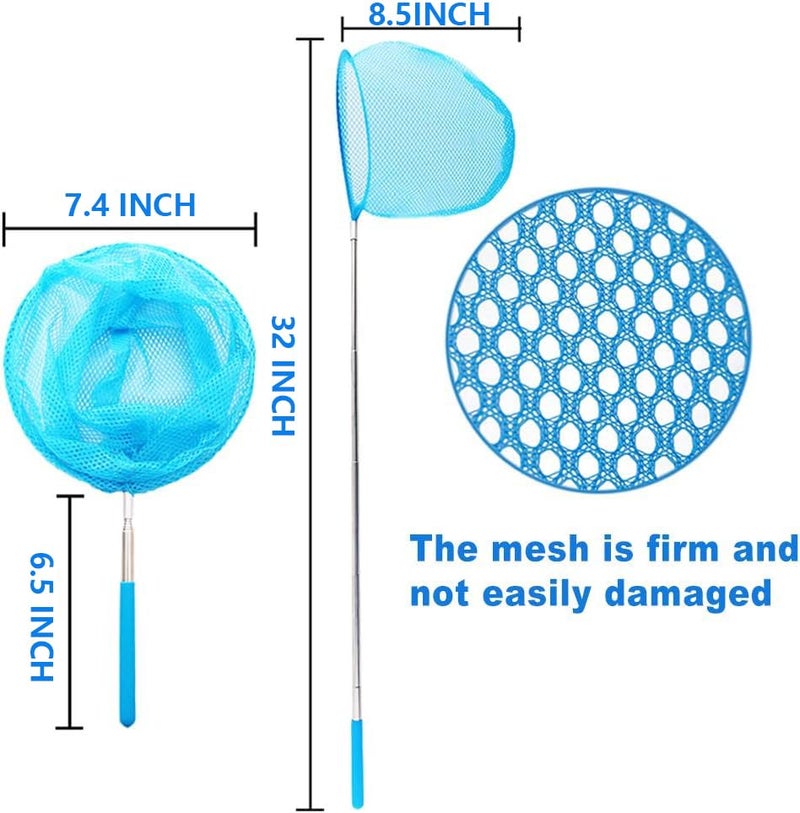 Shindel 6 Pack Bug Catcher for Kids, Kids Telescopic Butterfly Fishirng Nets, Extendable 32 Inch, for Outdoor Exploration, Science Projects, Bug Hunting, Fish Insect Ladybird - Image 2