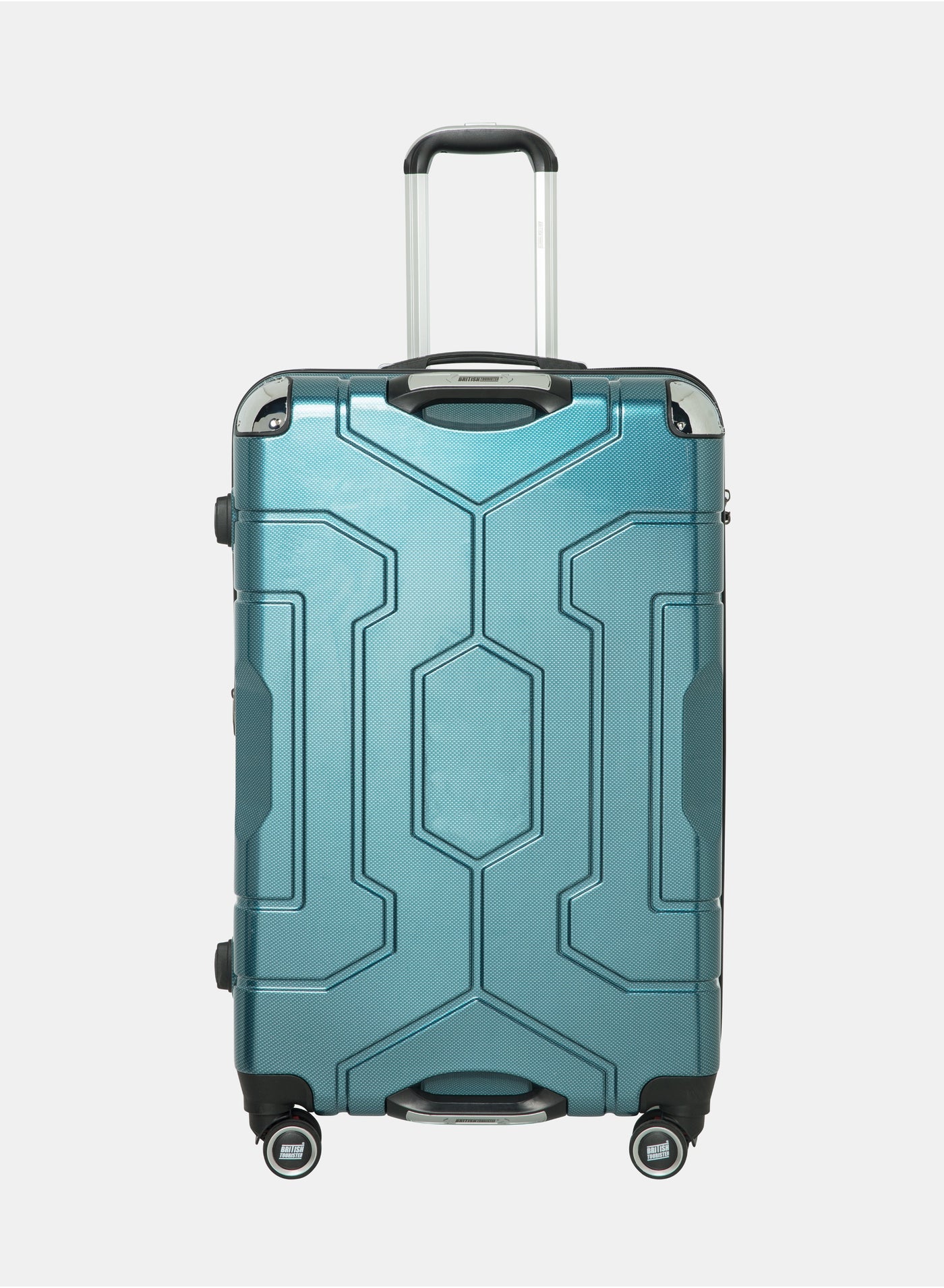 ABS Hard Shell Luggage (Medium, 24") with Expandable Layer – Lightweight Suitcase with Spinner Wheels, Trolley bag for Travel (Light Blue)